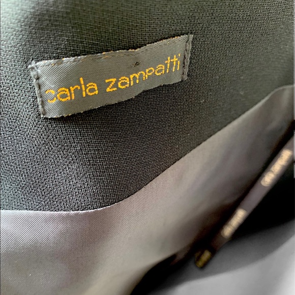 CARLA ZAMPATTI Classy Black Midi Dress - Picture 5 of 7